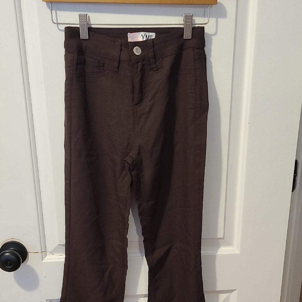 NWOT YMI Brown High Waisted Flare Jeans